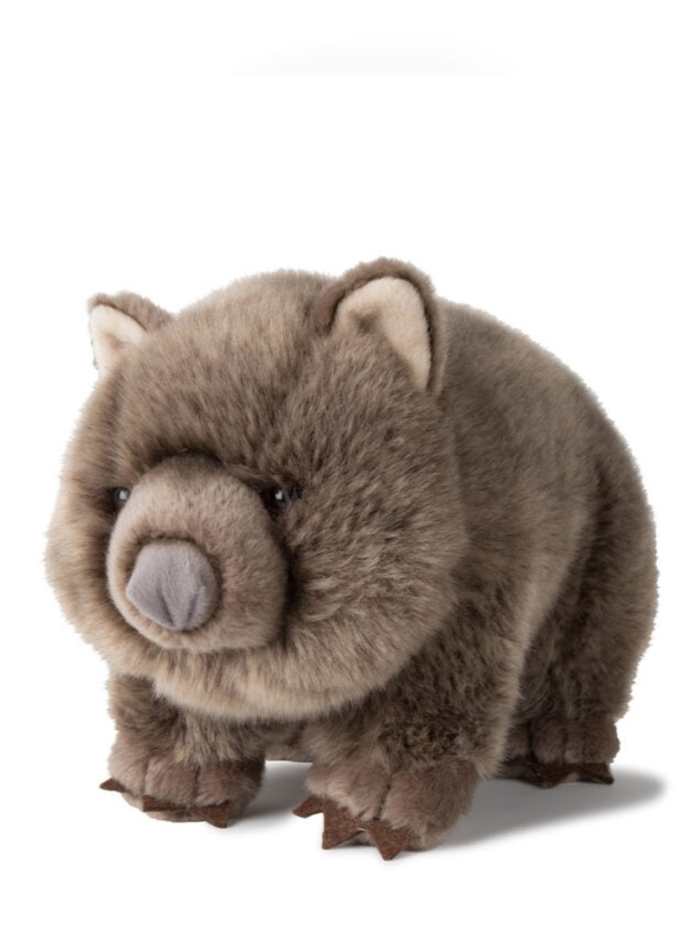 WWF Wombat Plush 11” Brown Stuffed Animal Toy NWT Protect animals